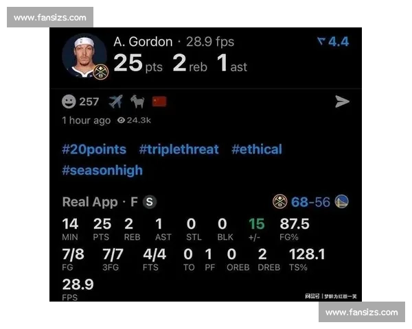 戈登 50 分 + 11 中 10 三分创纪录 空砍惜败勇士